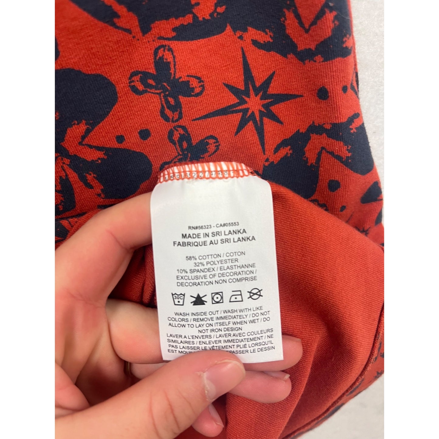 Nike XL Red & Black Floral Print Sleeveless Dress #141C
