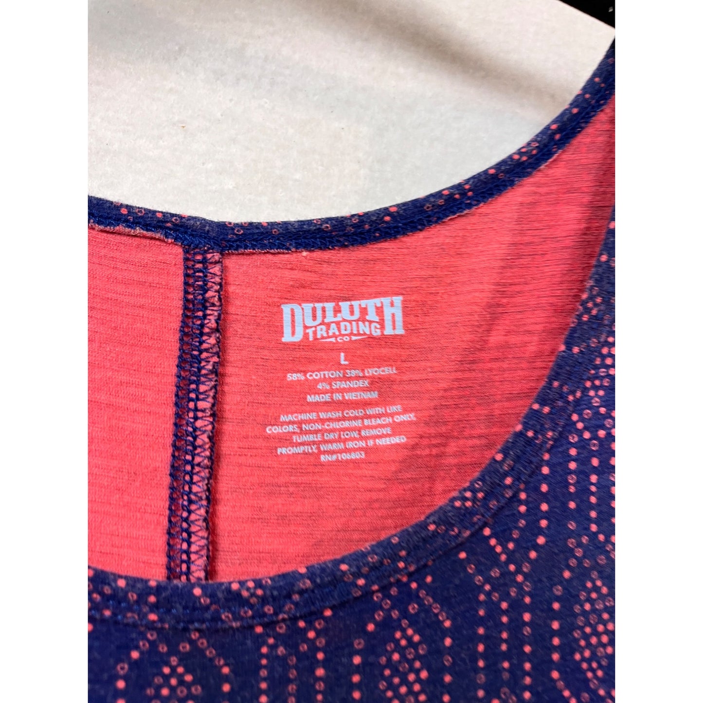 Duluth Trading Co. Sleeveless High-Low Swing Dress XL #889A