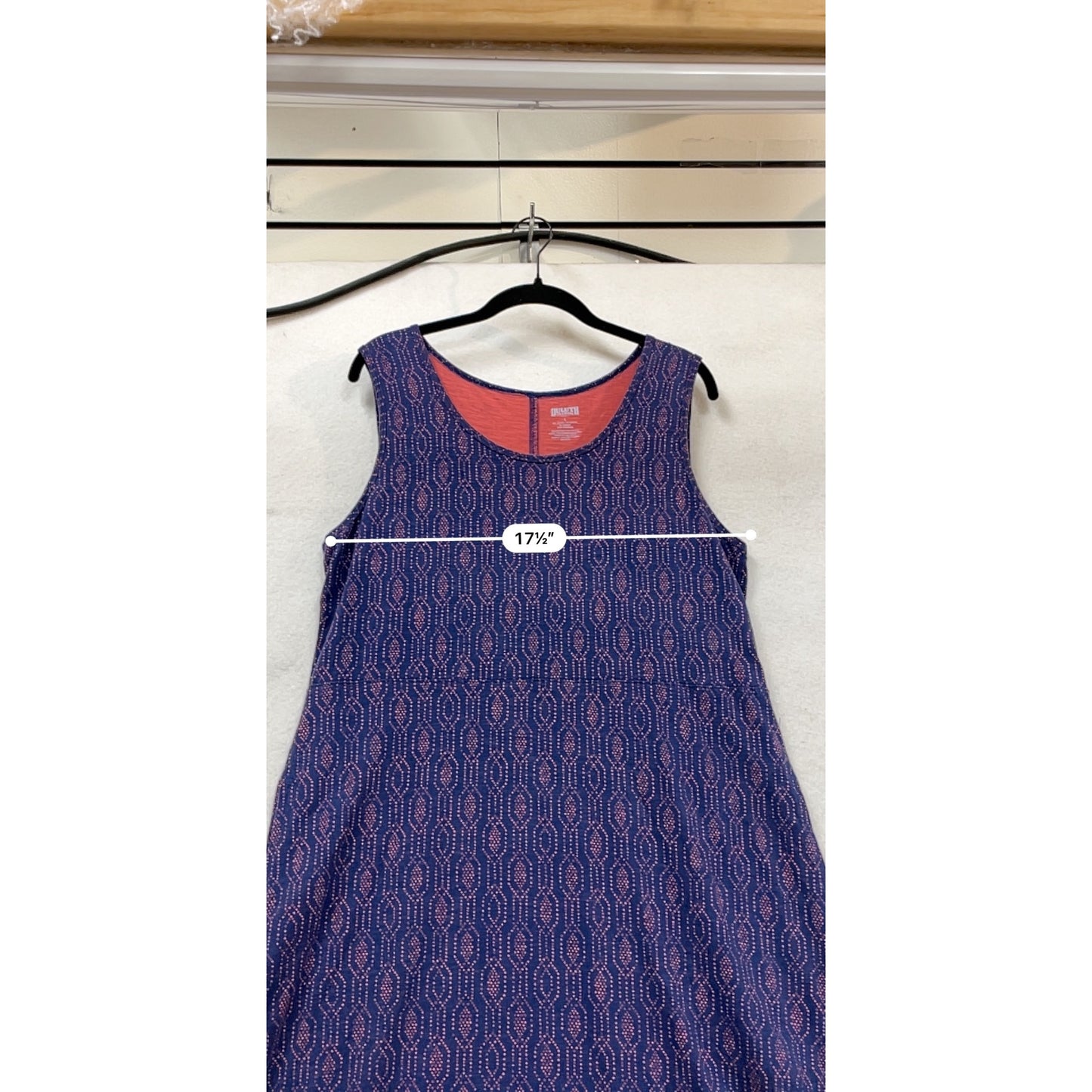 Duluth Trading Co. Sleeveless High-Low Swing Dress XL #889A
