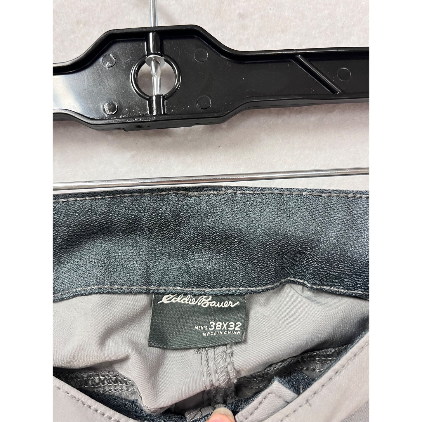 Eddie Bauer Gray Outdoor Pants 38x32 #795A