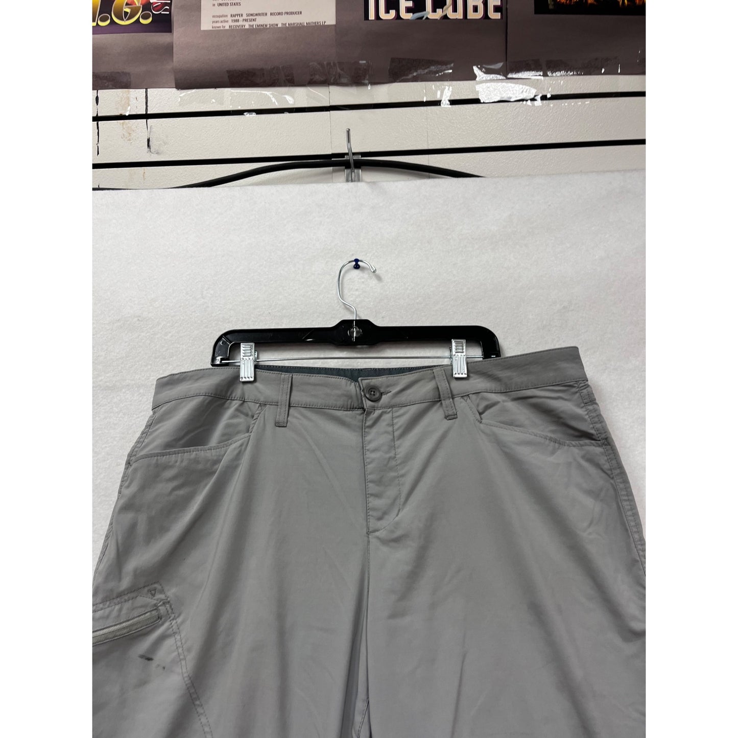 Eddie Bauer Gray Outdoor Pants 38x32 #795A