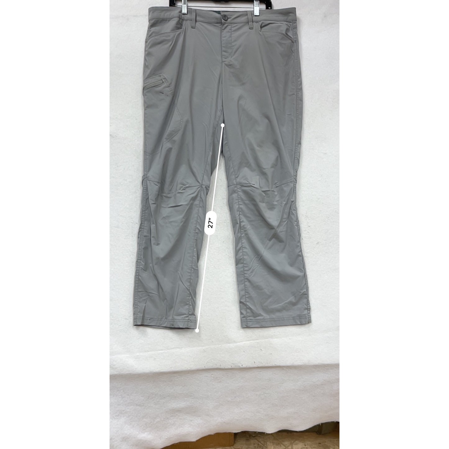 Eddie Bauer Gray Outdoor Pants 38x32 #795A