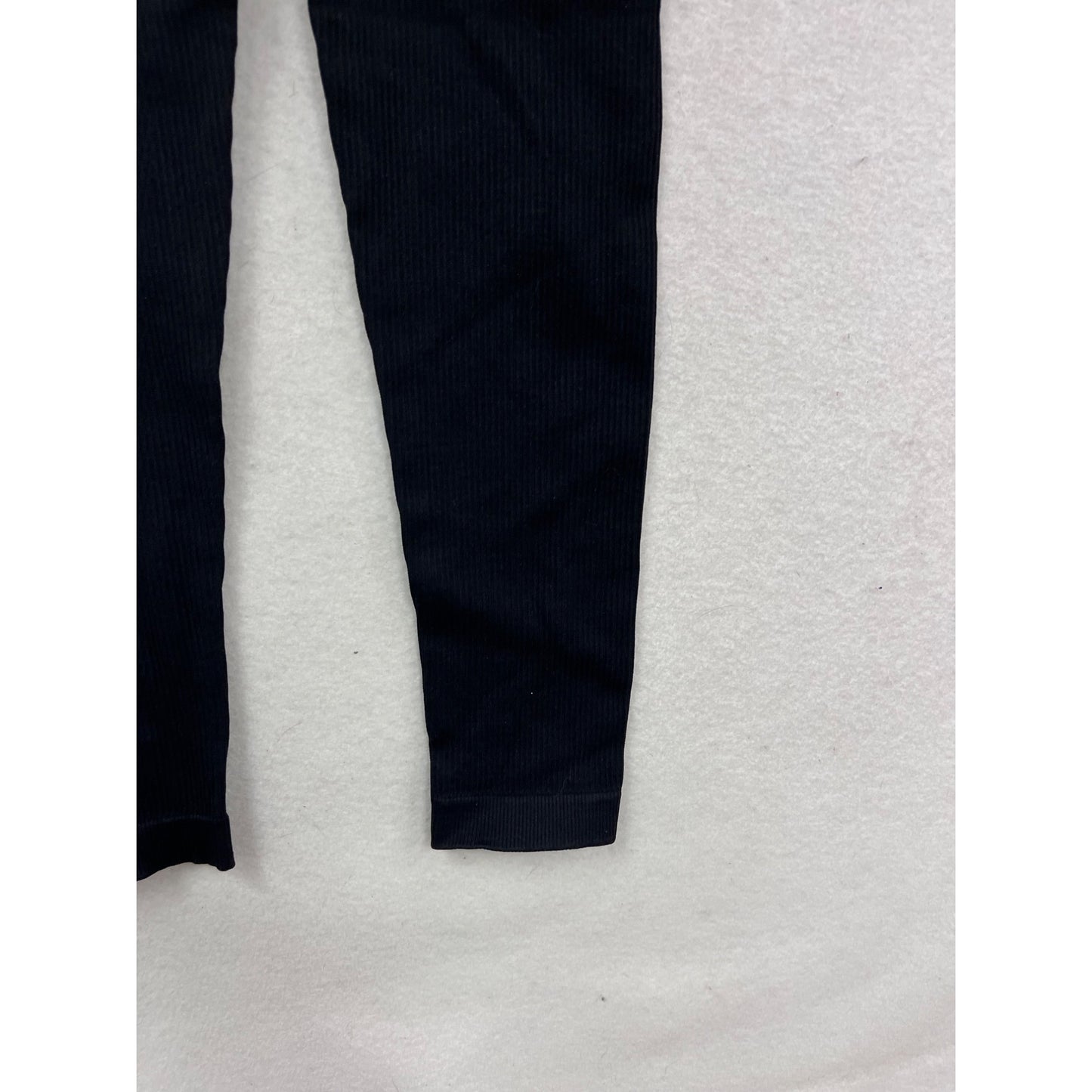 Black Ribbed Jumpsuit Medium #384A