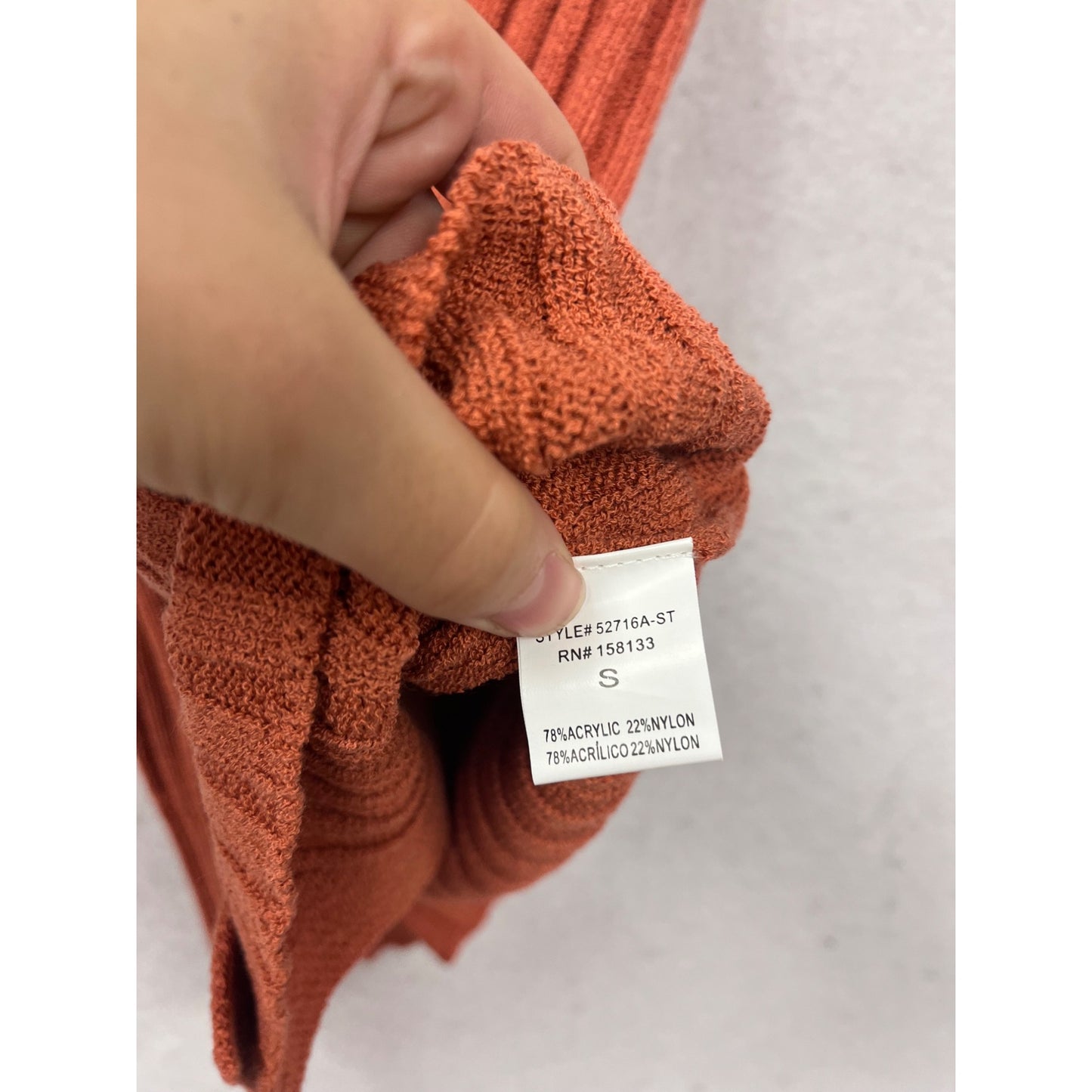 Pink Clover Ribbed Knit Button-Front Tank Top S #543A