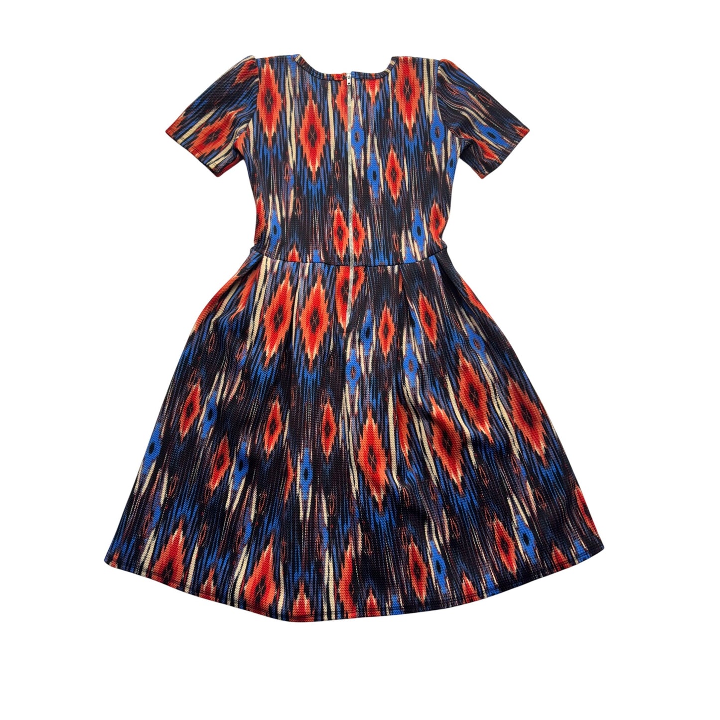 LuLaRoe XS Multicolor Ikat Print Dress #9146