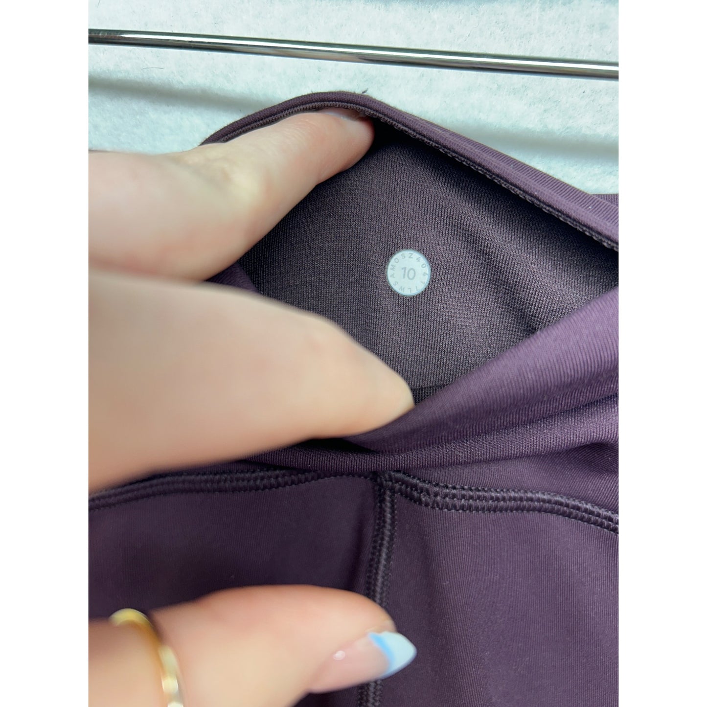 Lululemon Womens Leggings Plum High-Rise Activewear #6115