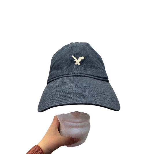 American Eagle Navy Blue Adjustable Baseball Cap W/ Embroidered Eagle Logo #7894