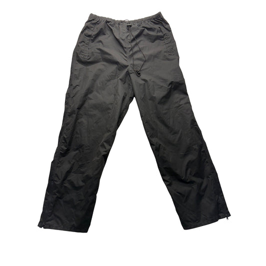 Black Waterproof Unisex Pants With Elastic waist #7672