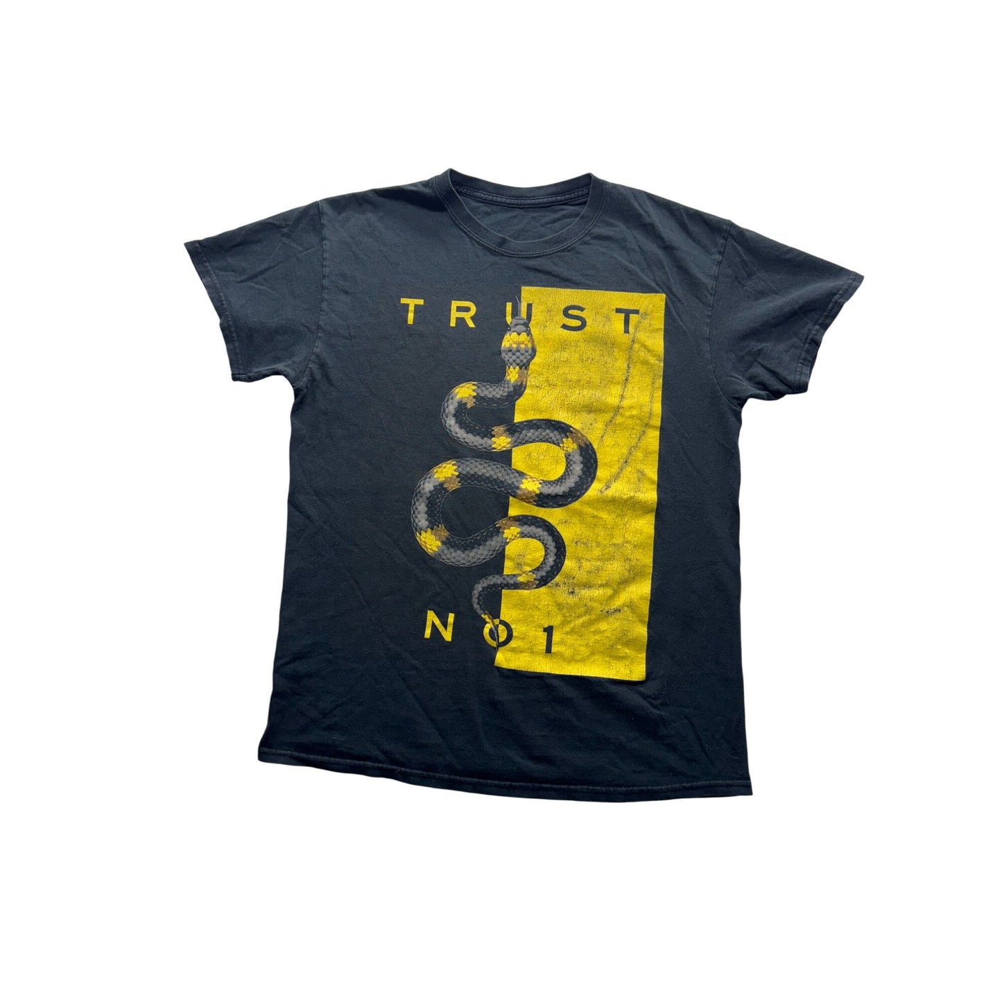 Black Graphic Trust No1 Snake T-Shirt #9071