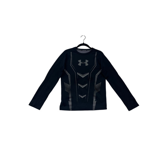 Under Armour Youth XL Black Long Sleeve Compression Shirt #8535