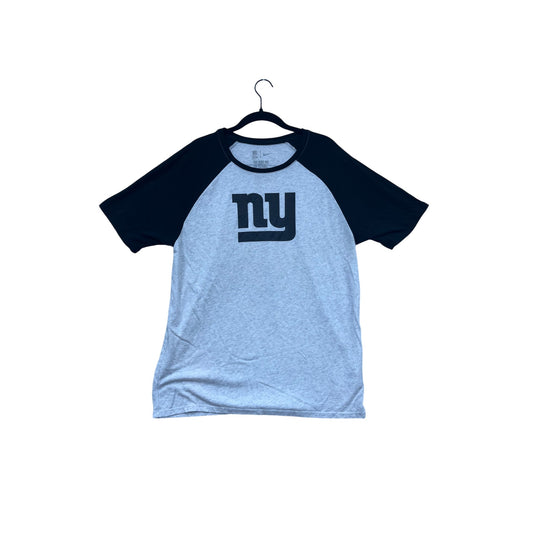 Nike New York Giants Raglan Tee Grey/Black #195A