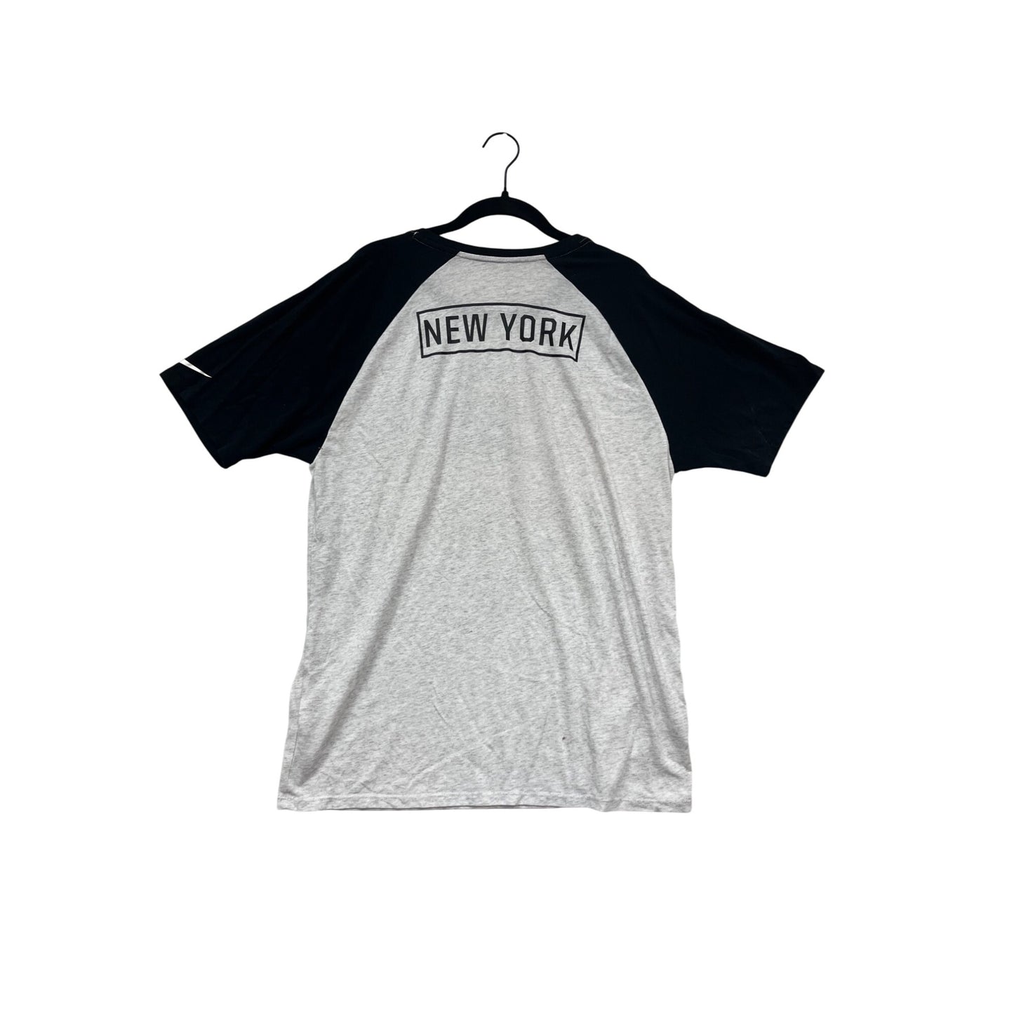 Nike New York Giants Raglan Tee Grey/Black #195A