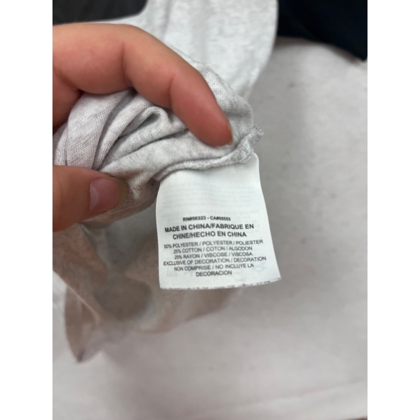 Nike New York Giants Raglan Tee Grey/Black #195A