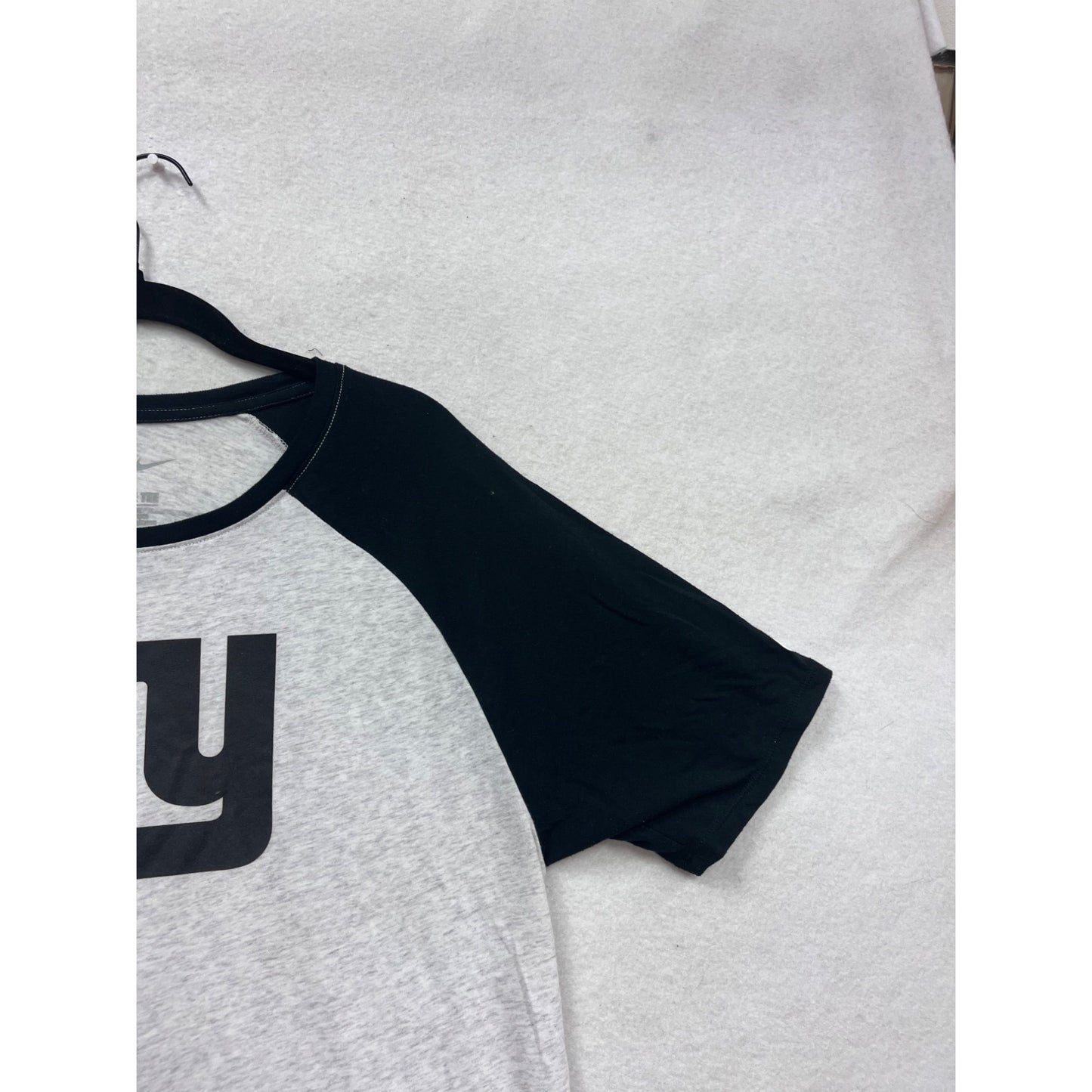 Nike New York Giants Raglan Tee Grey/Black #195A