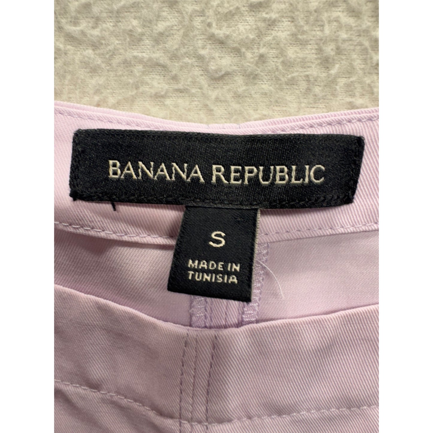 Banana Republic Lavender Blouse S Viscose & Lyocell 3/4 Sleeve Round Neck #9943