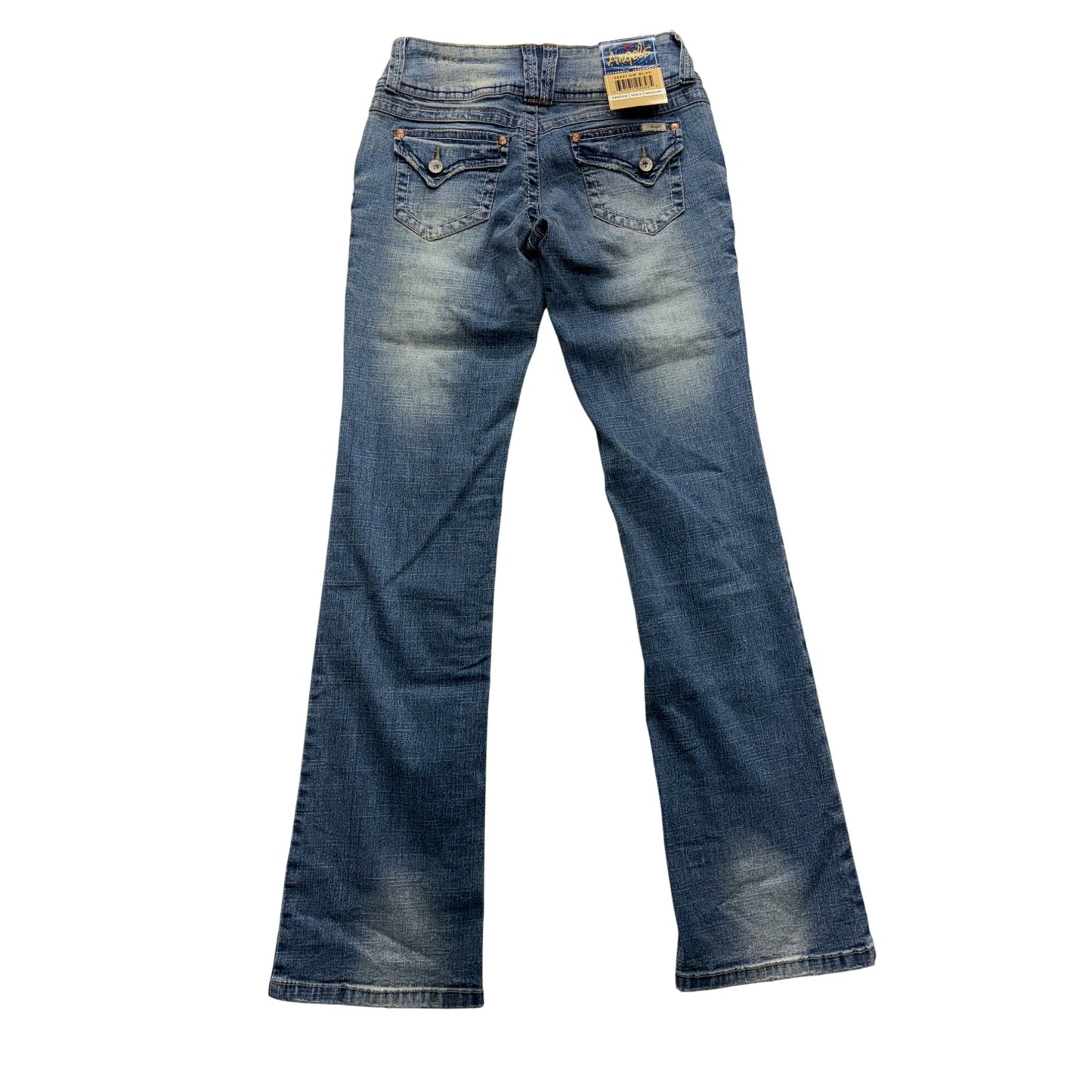 Angels Regular Fit Flared Stretch Jeans Y2K Deadstock #7440