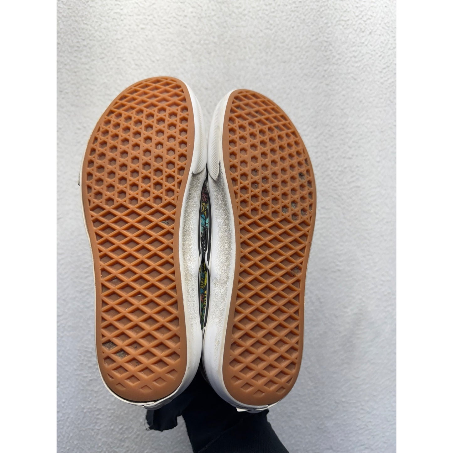 Vans Slip-On Shoes 3Multicolor Dragon Print Size8 #9457