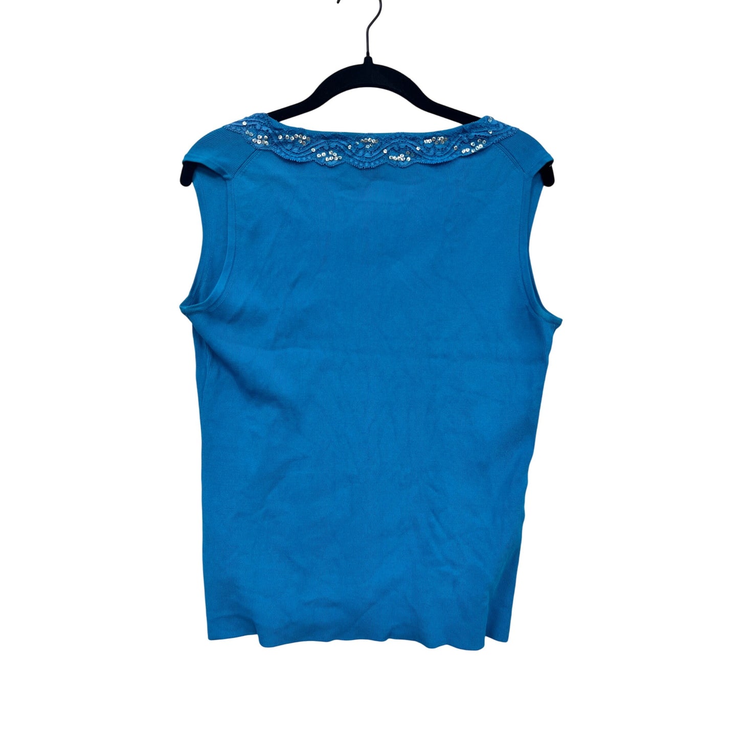 Large Blue Sleeveless Top #127A