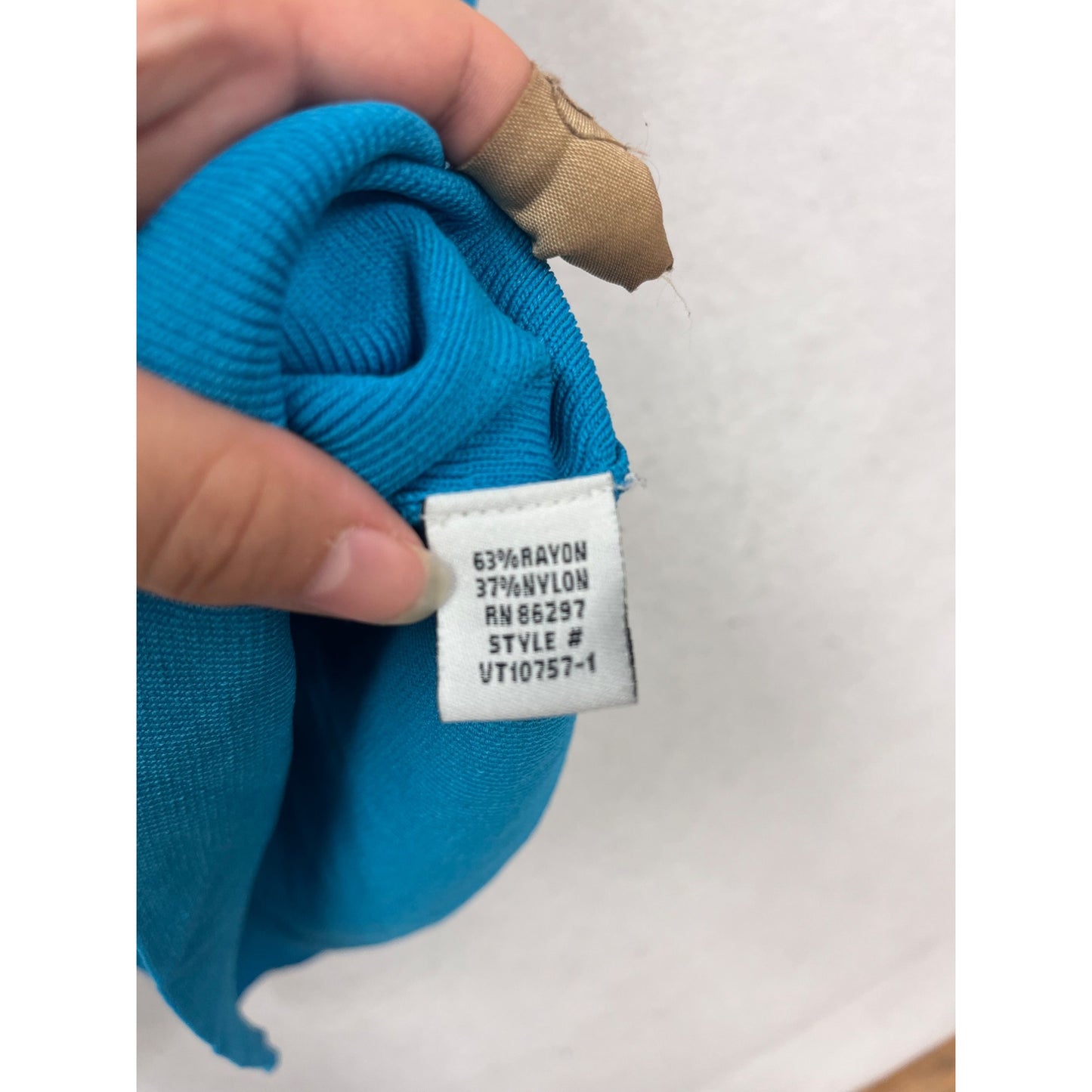 Large Blue Sleeveless Top #127A