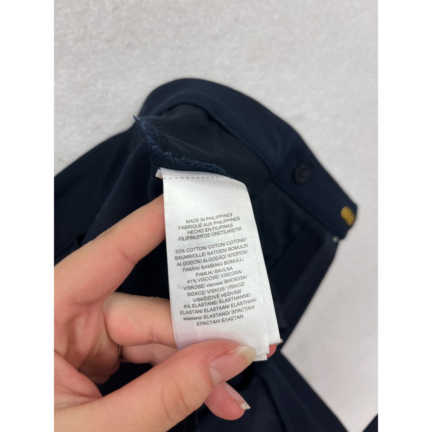 Lauren Ralph Lauren Navy Trousers Size 14 #800A