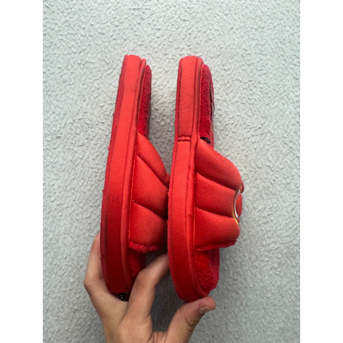 Champion Red Slide Slippers With Embroidered Logo Size 13 Comfortable #9824