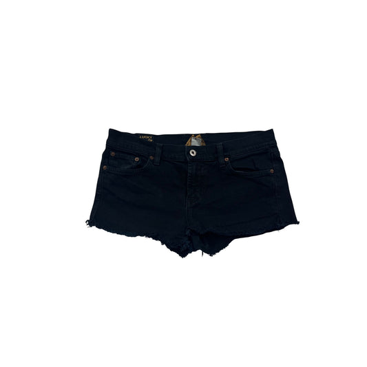 Lucky Brand Womens Black Sundown Straight Jean Shorts Size 8 #8252