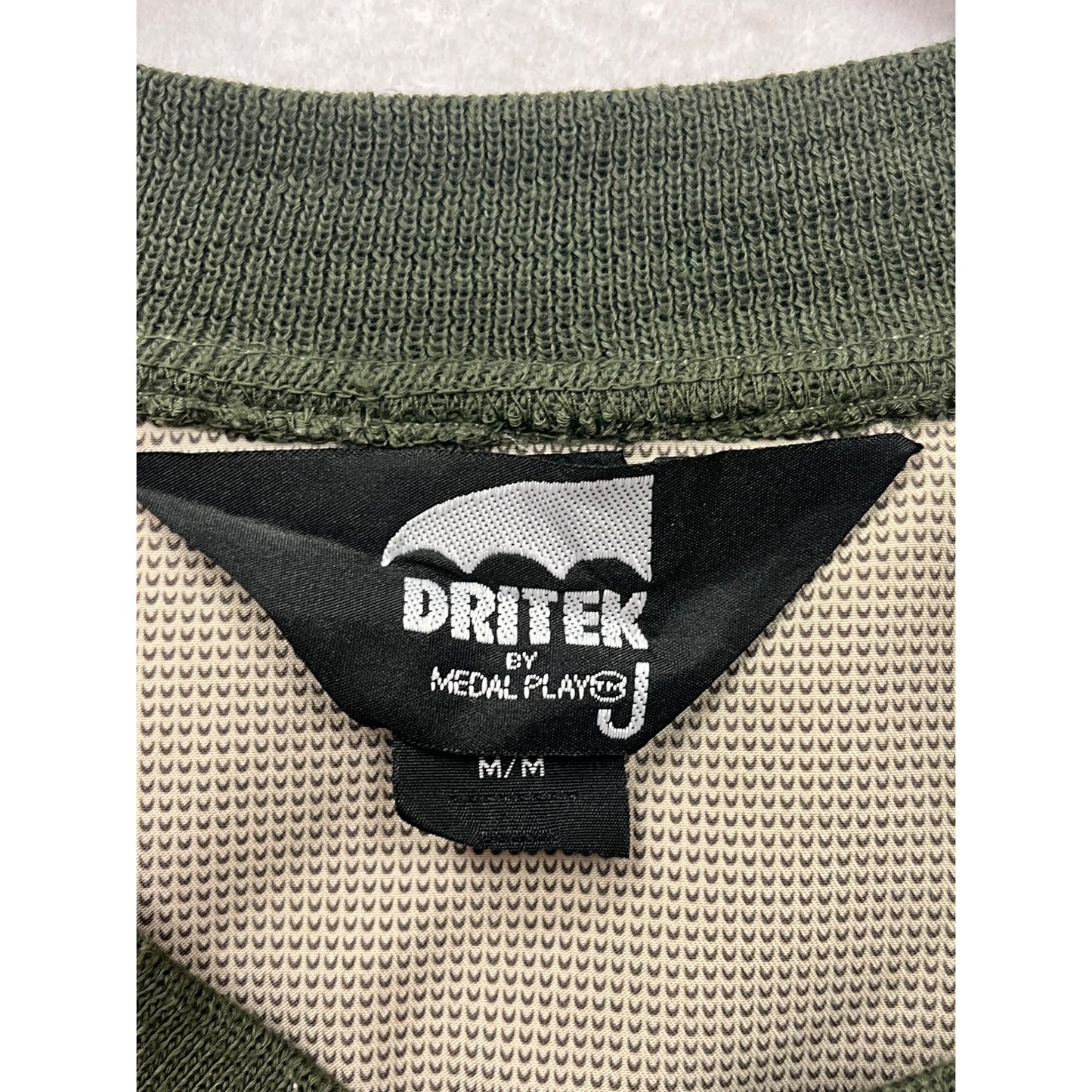 Dritek By Medal Players Mens Pullover Windbreaker Sweater M Medium #8880