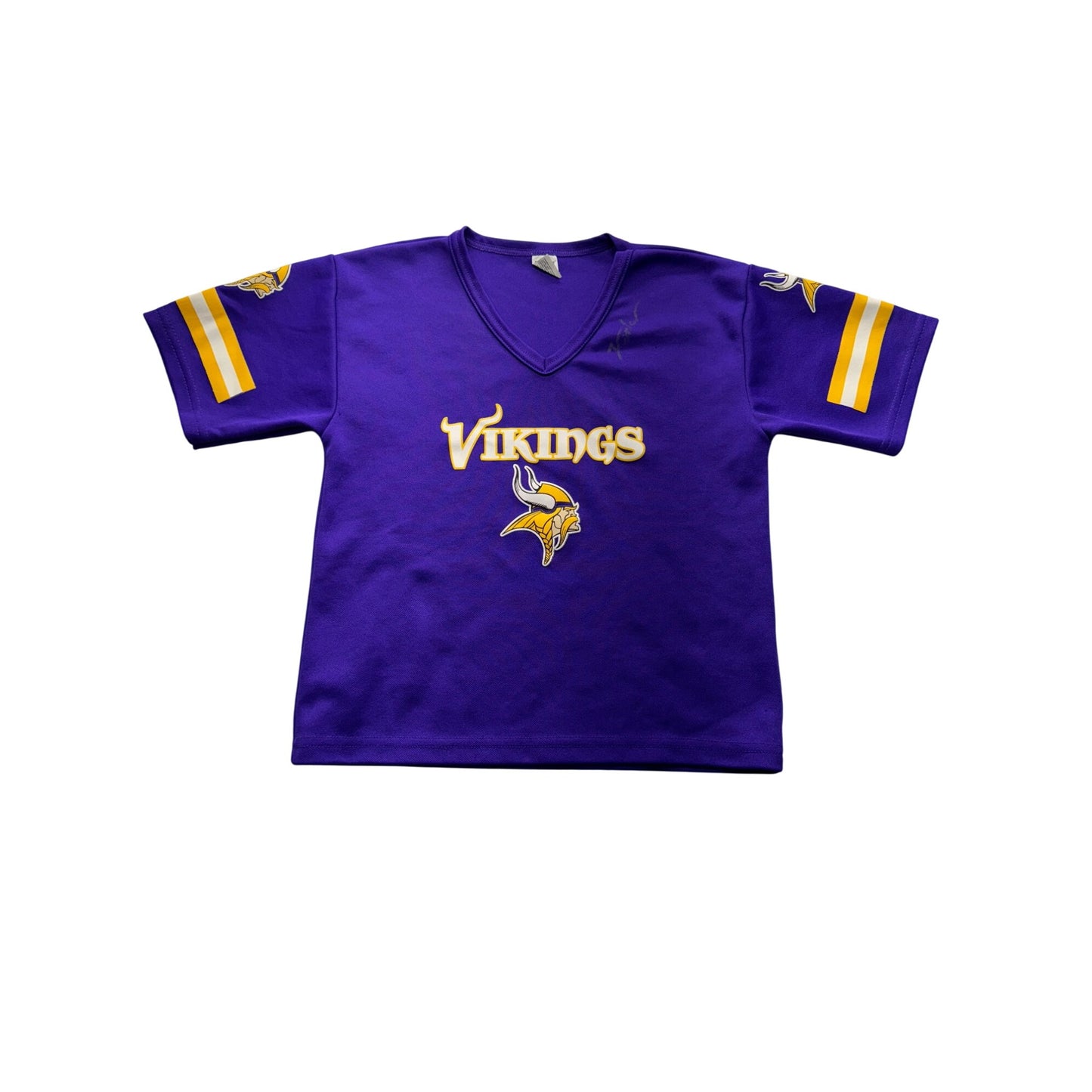 Kids Vikings Jersey Signed #5710