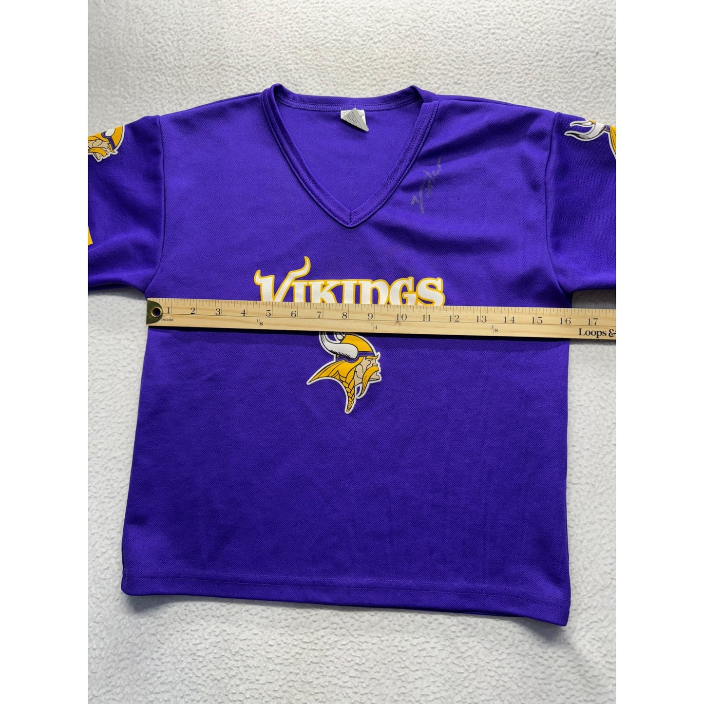 Kids Vikings Jersey Signed #5710