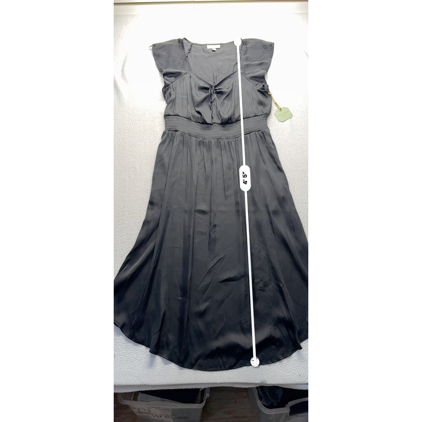 *NWT* Rygrass Charcoal Gray Sleeveless Dress XL #146B