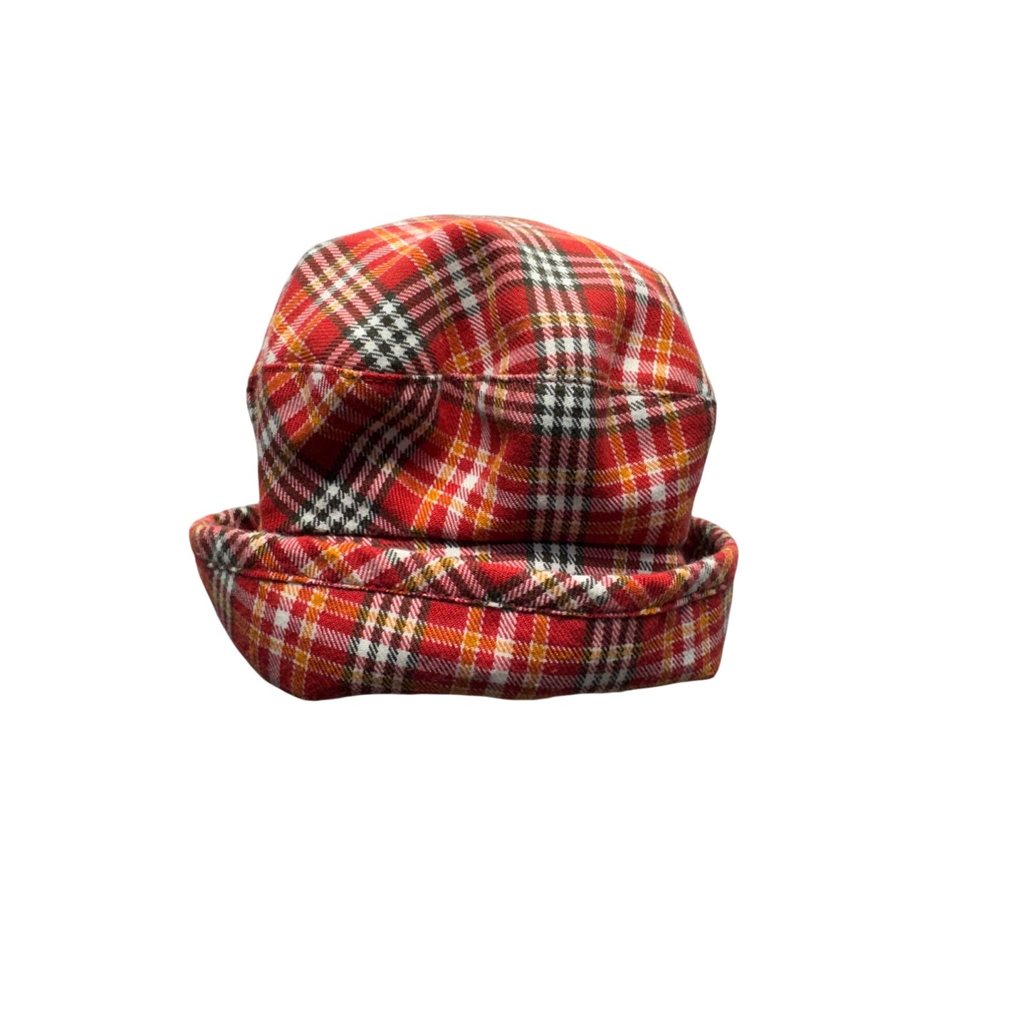 Baby Gap Red Plaid L/XL Bucket Hat 12-24 Months Polyester Cotton Blend #9613