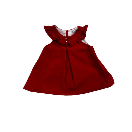 Vintage Baby Girls Velvet Dress #2394