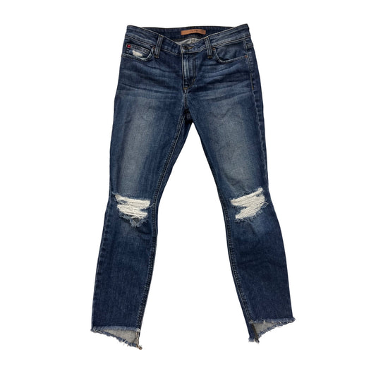 Joes Jeans The Blondie Mid Rise Skinny Ankle Womens Size 26 Distressed Blue Jeans #6387