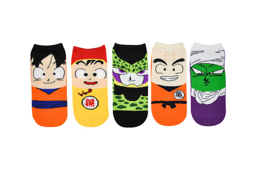 5 Pack Dragon Ball Z Socks