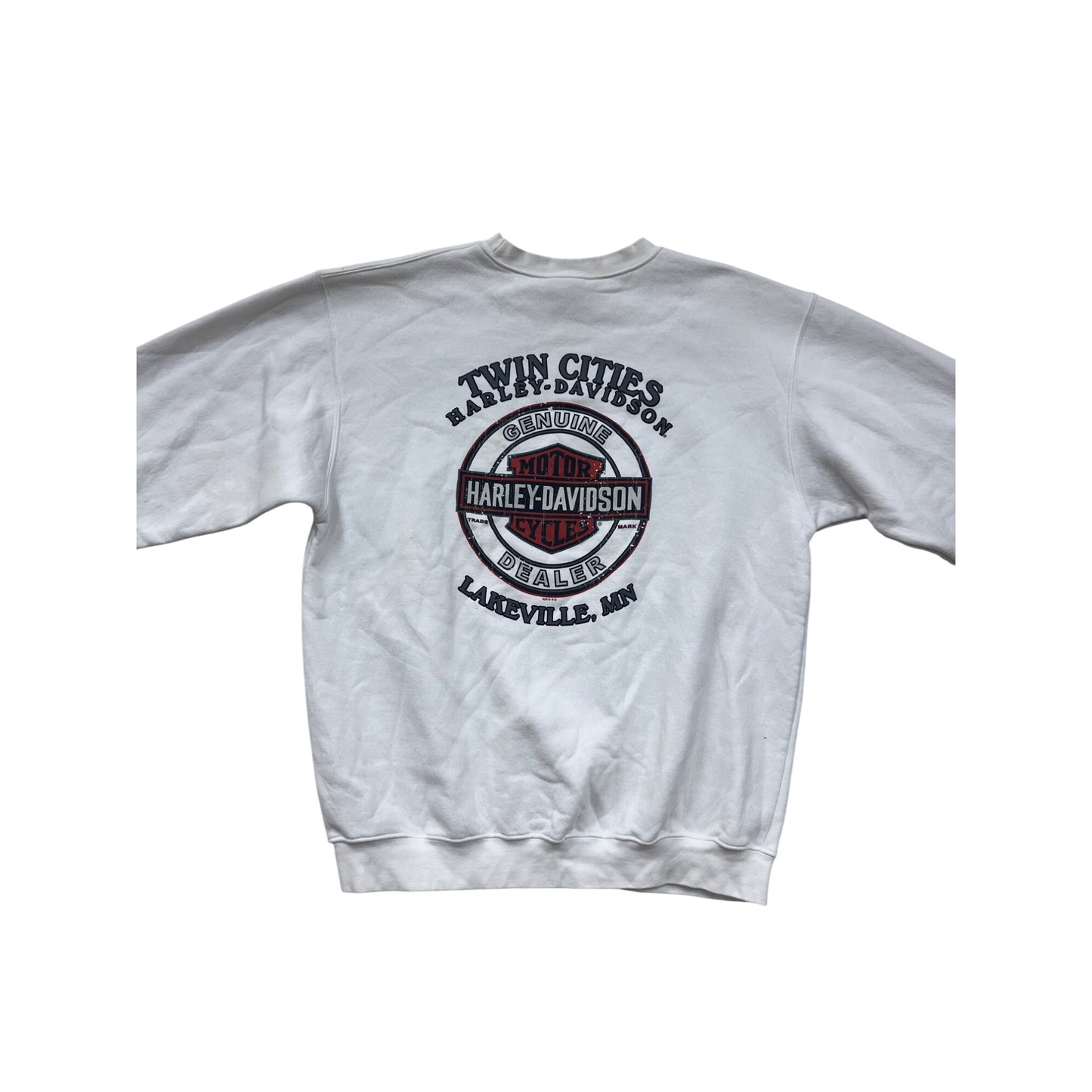 Harley-Davidson White Crewneck Sweatshirt XL #8730