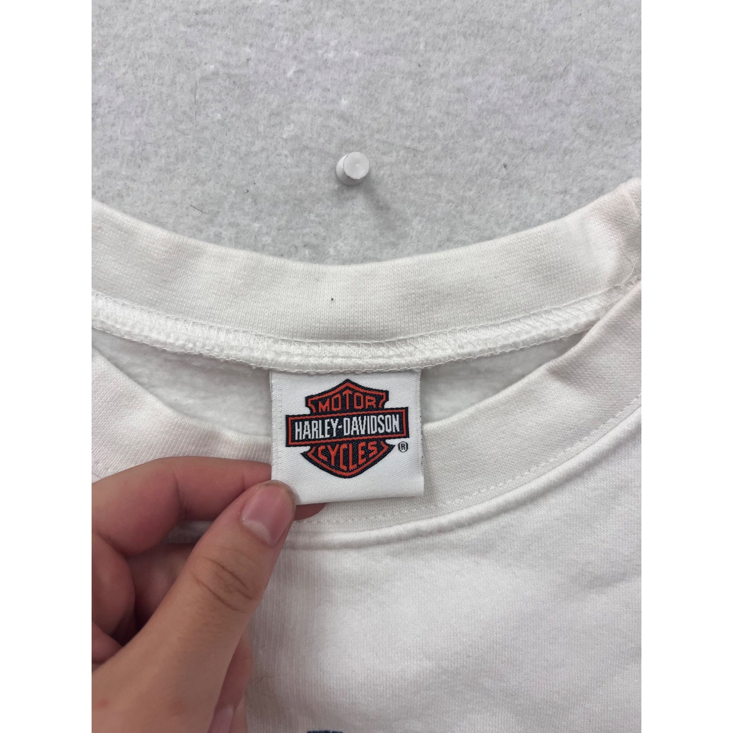 Harley-Davidson White Crewneck Sweatshirt XL #8730