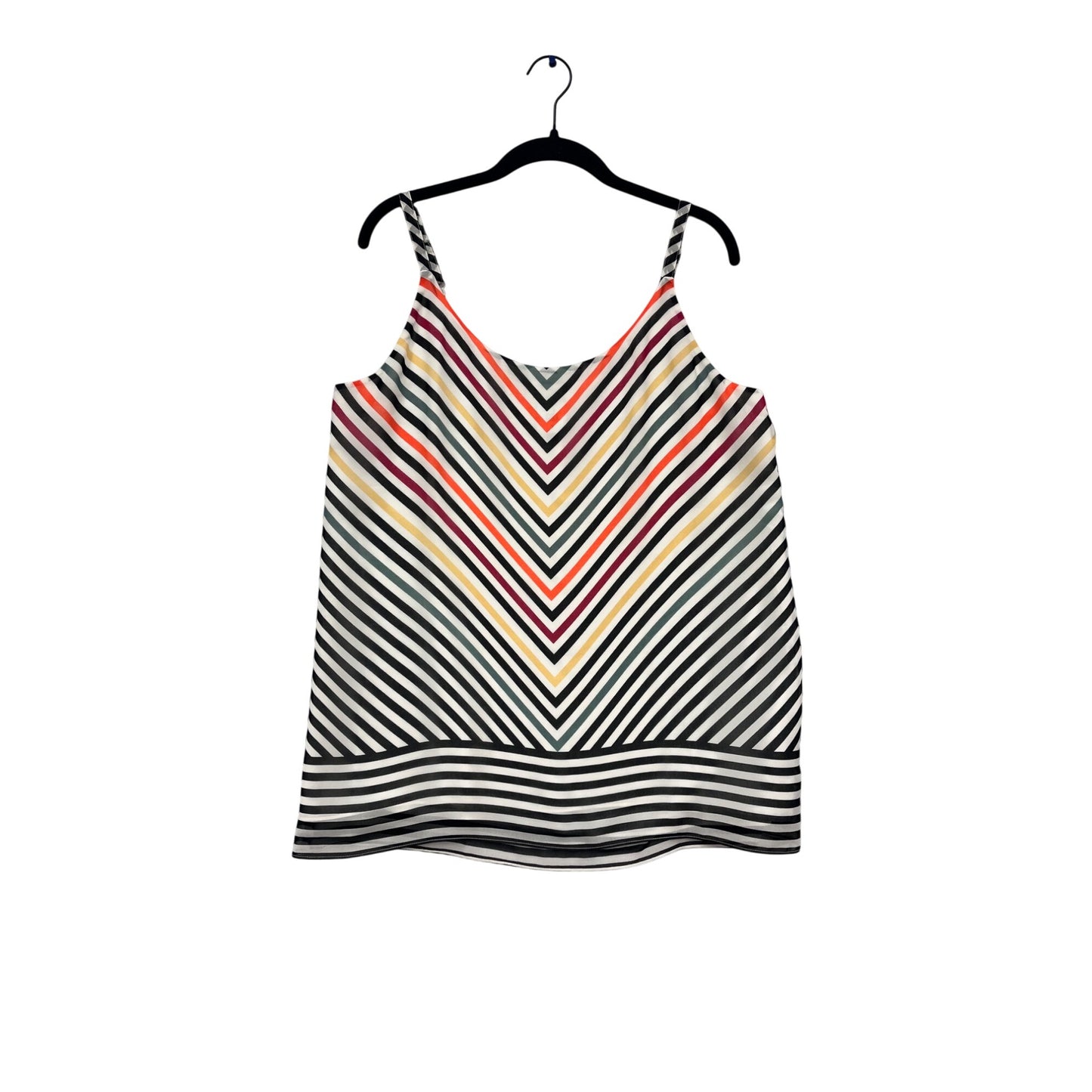 Cabi Multicolor Striped Sleeveless Top M #542A