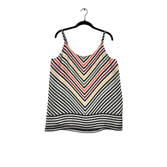 Cabi Multicolor Striped Sleeveless Top M #542A