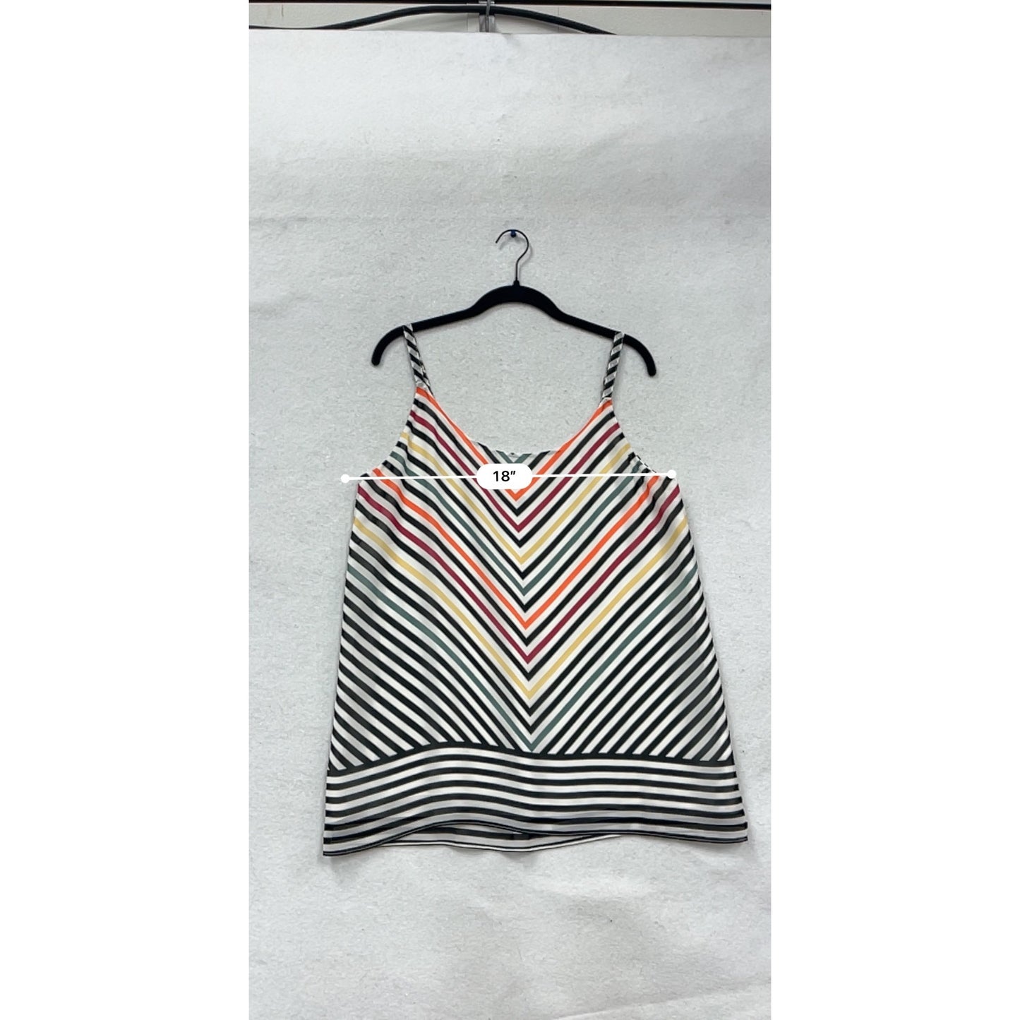 Cabi Multicolor Striped Sleeveless Top M #542A