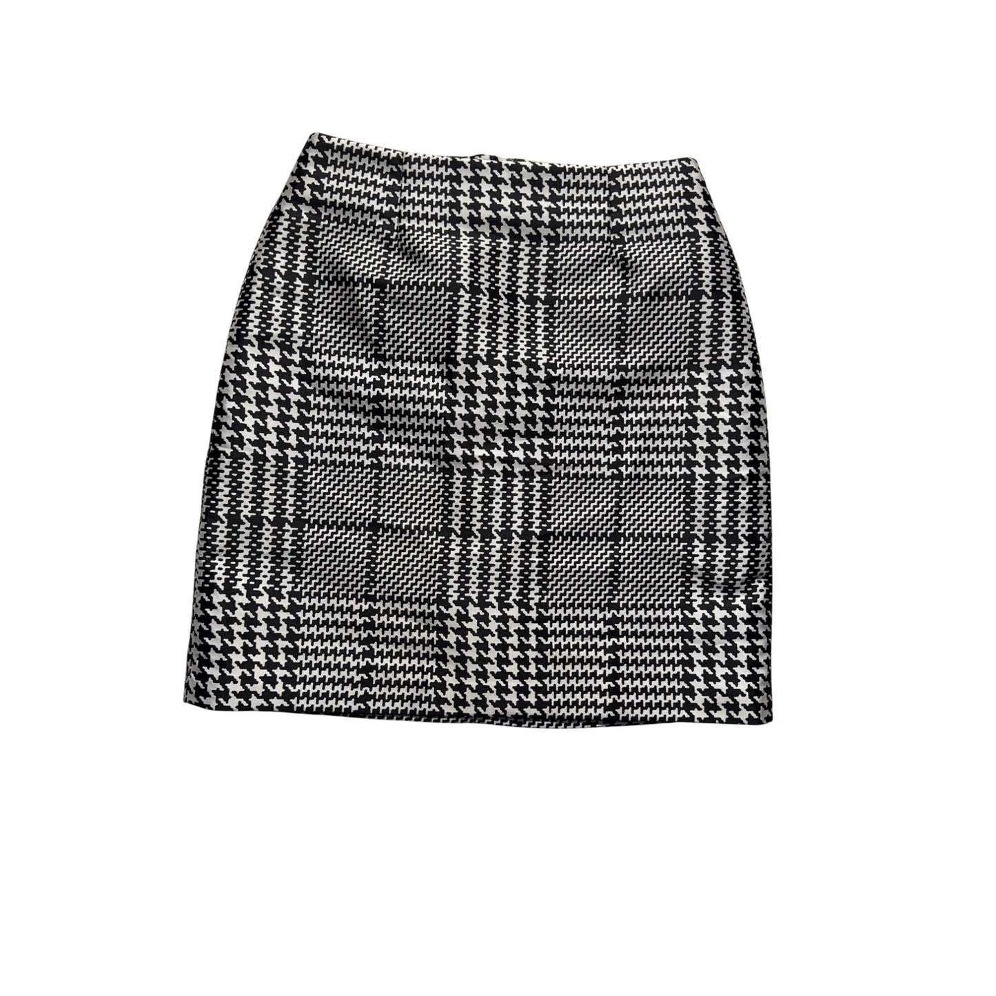 White House Black Market Houndstooth Pencil Skirt Size 4 #9305