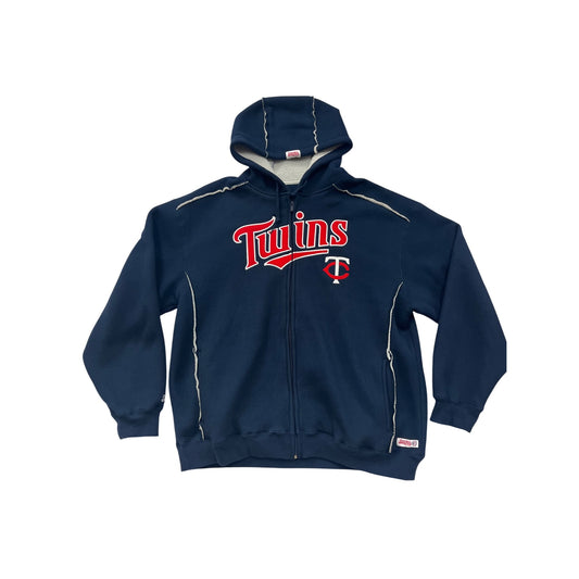 Minnesota Twins Stitches Mens XL Full-Zip Hoodie #8878