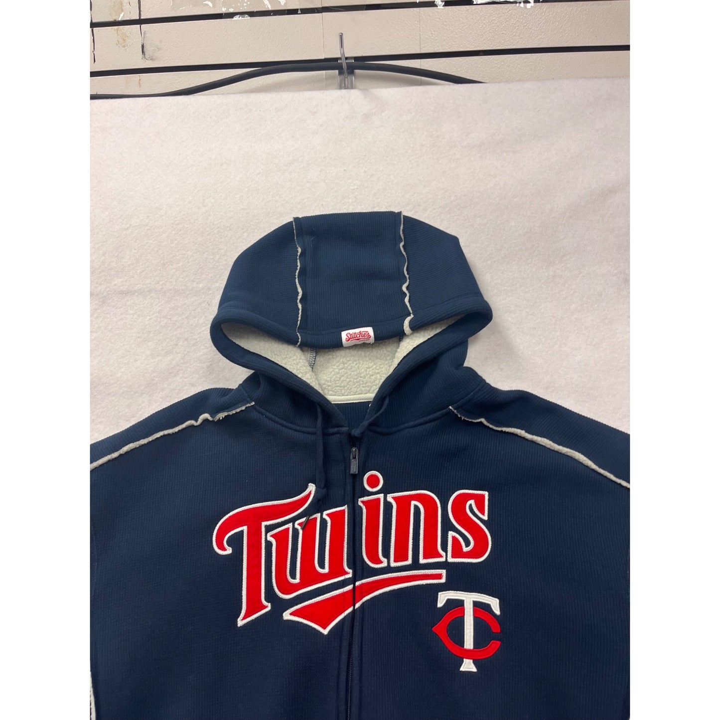 Minnesota Twins Stitches Mens XL Full-Zip Hoodie #8878