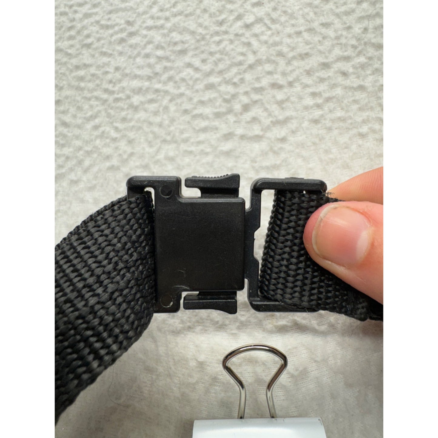 Black Sport Zone Adjustable Waist Bag With Multiple Pockets & Clip Closure #9392