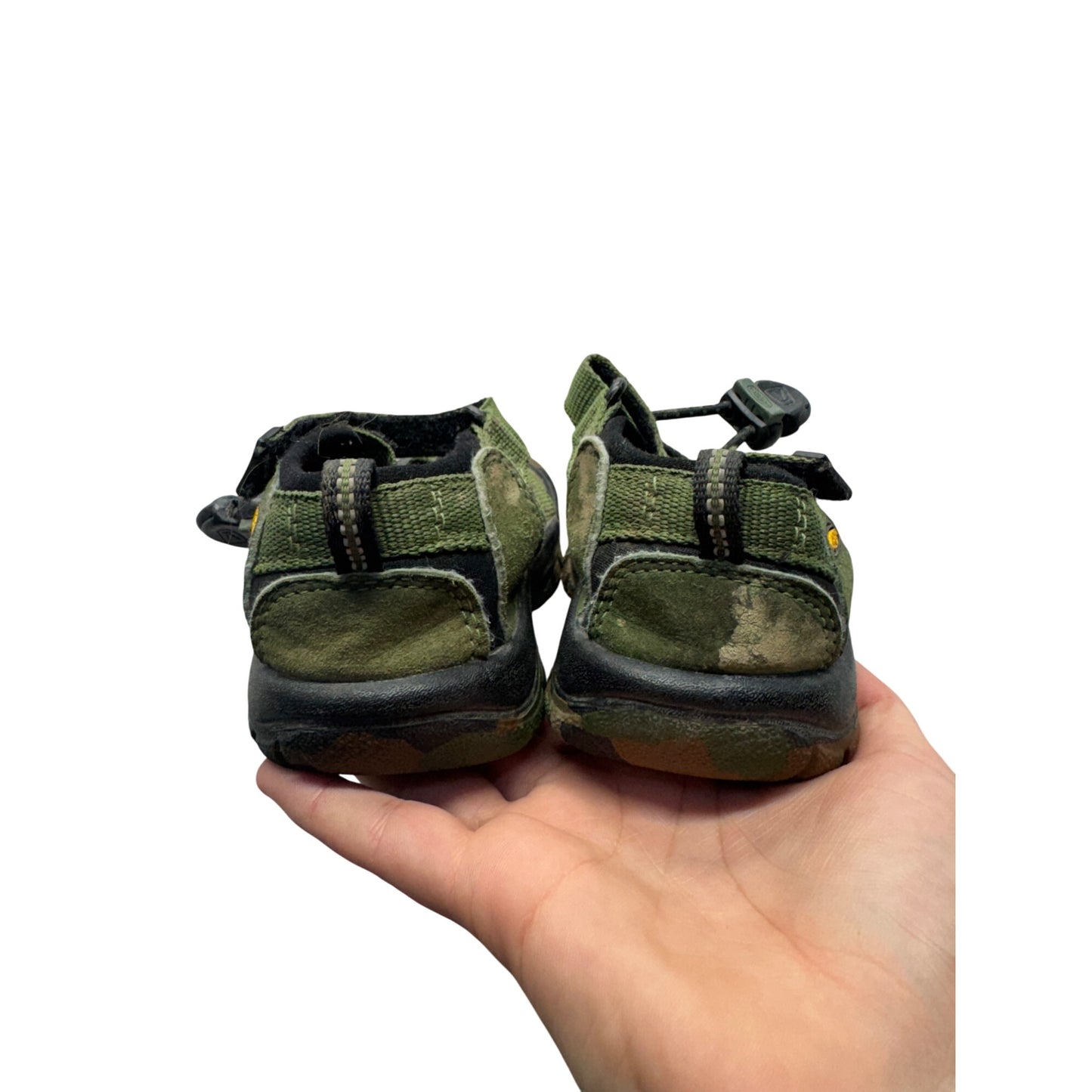 Keen Kids Waterproof Outdoor Sandals Camo Green Size 9 #9642
