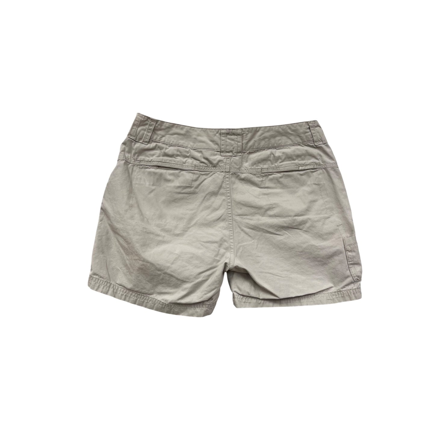 Columbia Beige Cotton Cargo Shorts Size 6 #8772