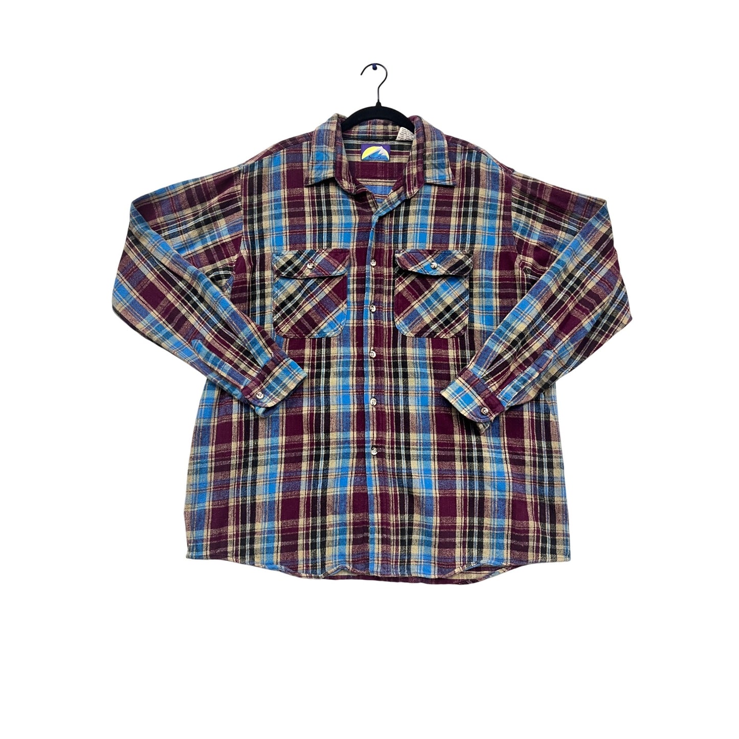 North Crest XL Tall Plaid Flannel Shirt #516A