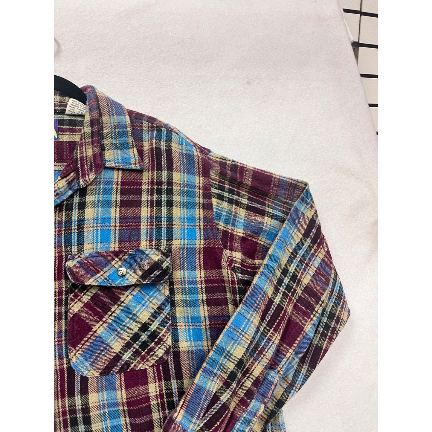 North Crest XL Tall Plaid Flannel Shirt #516A