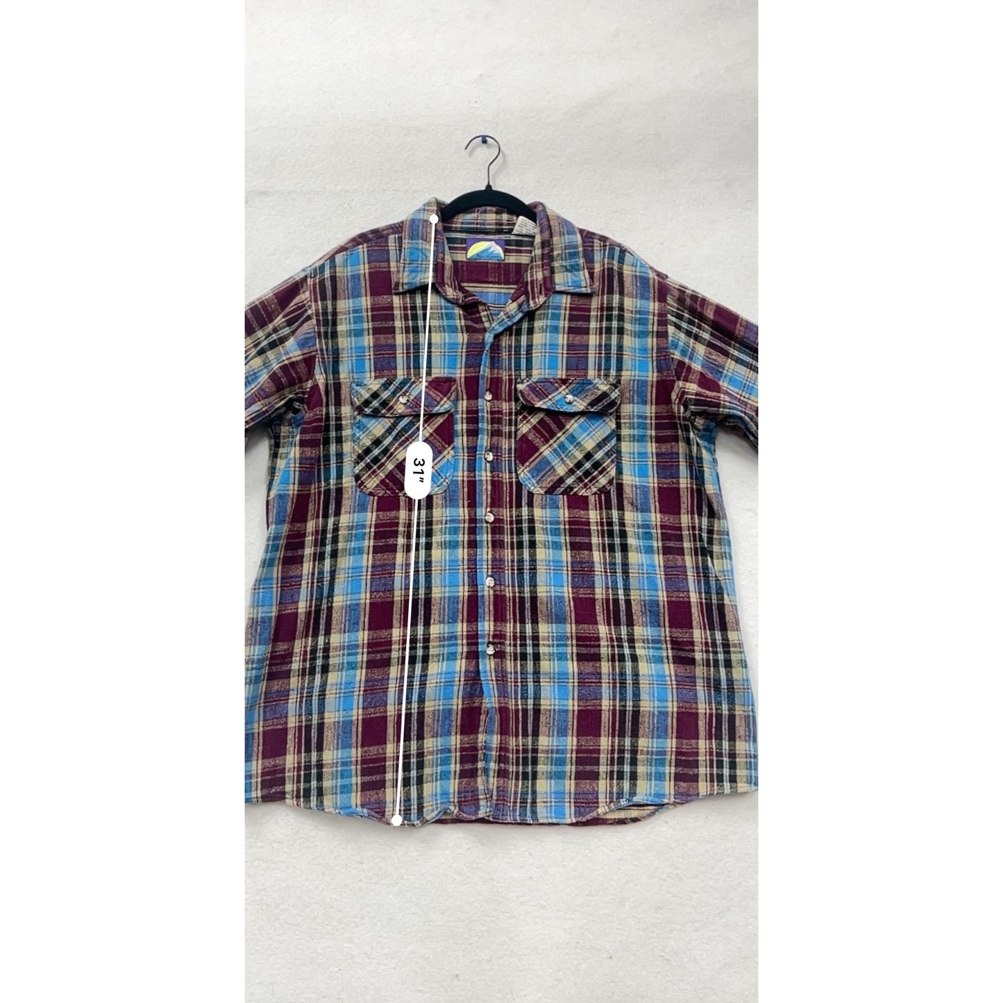 North Crest XL Tall Plaid Flannel Shirt #516A
