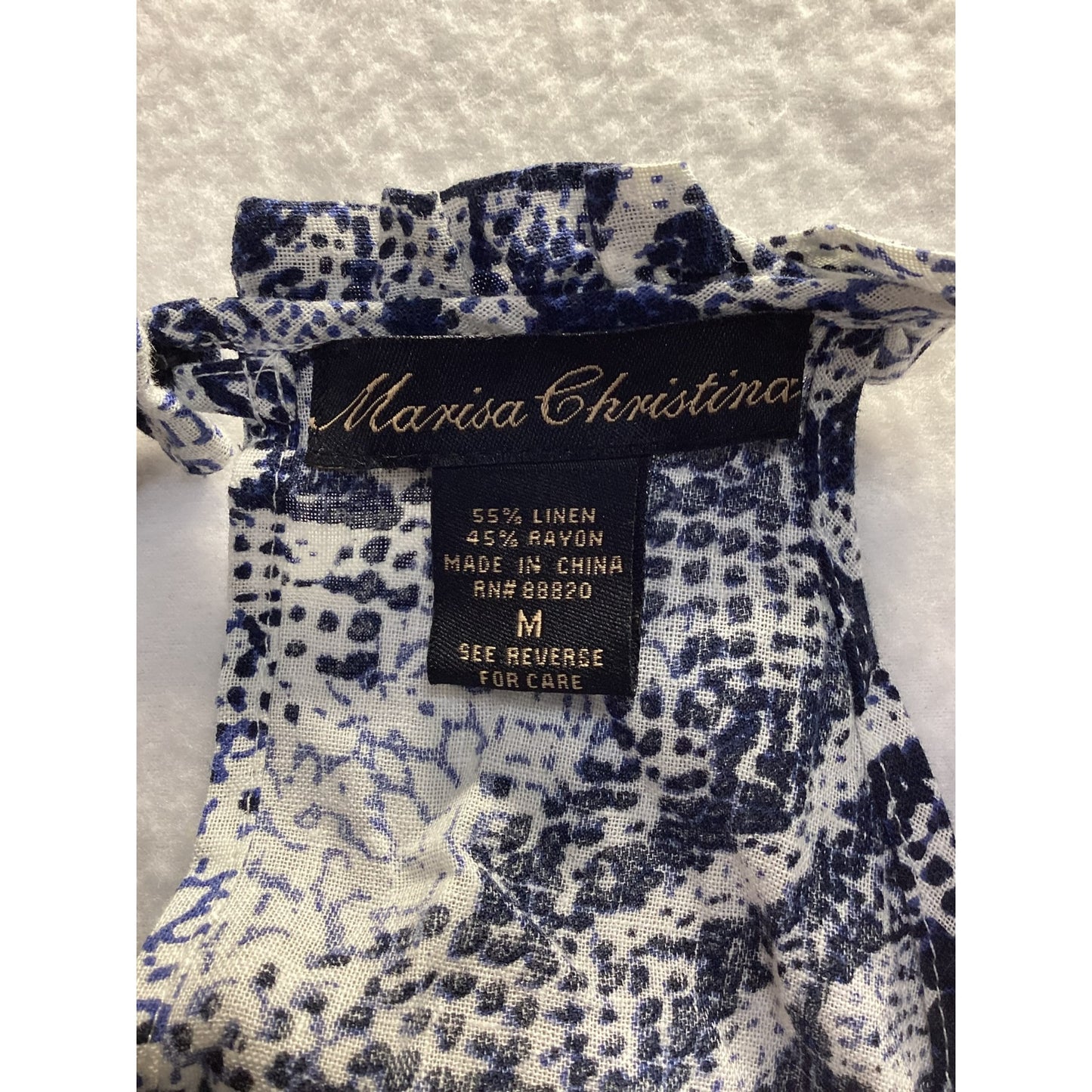 Marisa Christina Ruffled tank #3803