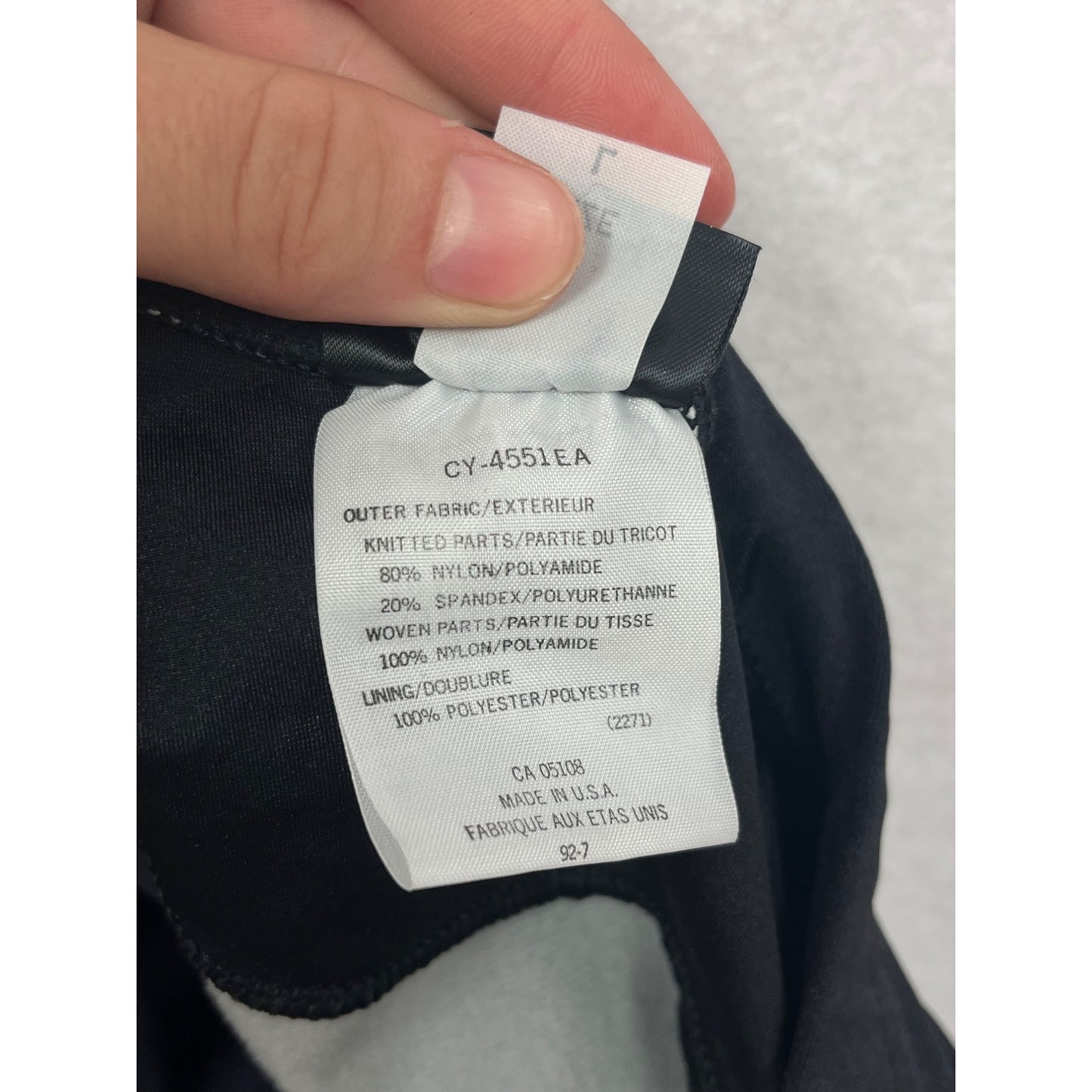 Descente Black Athletic Track Pants Large #8540